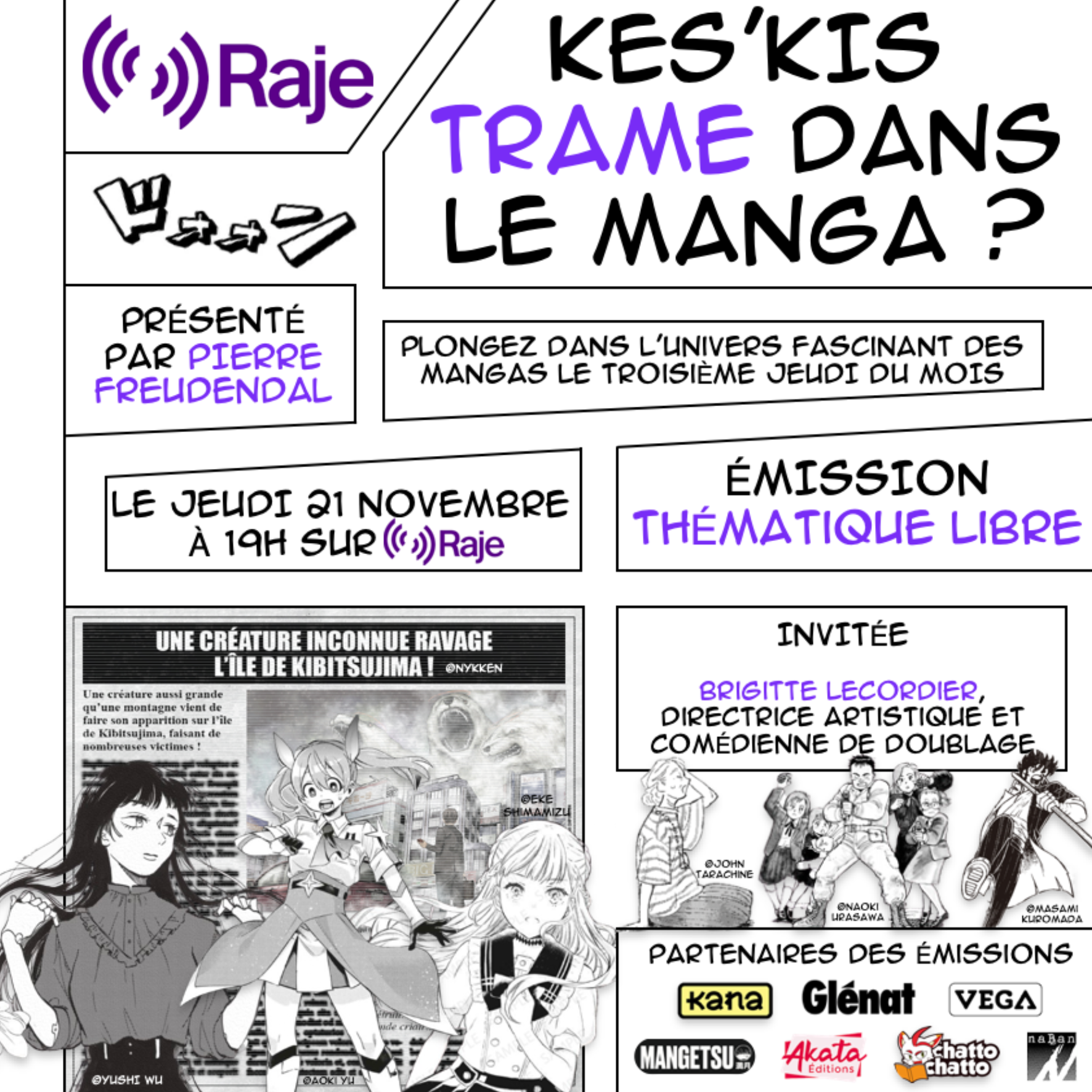Kes'kis trame dans le manga ? - Thématique libre